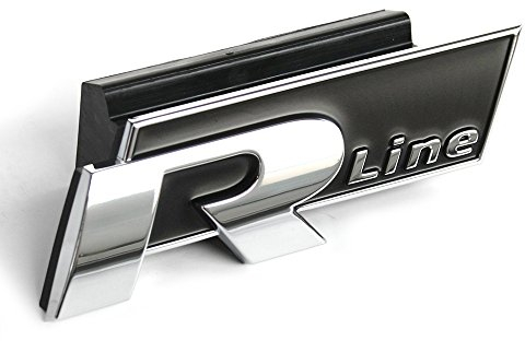 Volkswagen 2GA8539489B9 Schriftzug R-Line Kühlergrill Clip Emblem Logo chrom