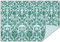 Ideen mit Herz Dekorpapiere im Duo-Design | 1 Seite mit Dekor - 1 Seite unifarben | 10 x 15 cm | Faltpapier, Bastelpapier, Dekopapier | 110 g/qm | 50 Stück (Ornamente/mint)