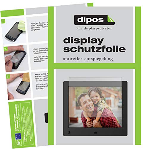 dipos I 6X Schutzfolie matt kompatibel mit NIX Advance 8 Zoll Digitaler Bilderrahmen Folie Displayschutzfolie