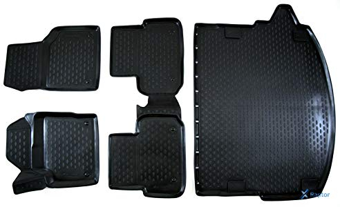 J&J AUTOMOTIVE | Allwetter TPE Gummimatten + Kofferraumwanne Set Für Discovery Sport Ab2014, Anti-Rutsch, Geruchlos