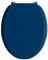Wirquin 20722726 Abattant wc Woody avec charnières en inox, bleu