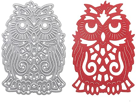 Stanzenshop Stanzschablone: Eule - Zauberhafte Kreativität für Bastelliebhaber, Einzigartige und Detaillierte Designs, Perfekt für Scrapbooking und DIY-Projekte.