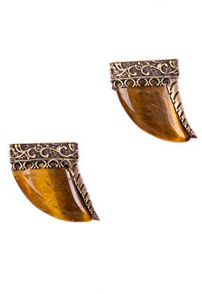 Manschettenknöpfe, Krallen-Manschettenknöpfe, Geschenk, Edelstein-Klaue Manschettenknöpfe, Tigerauge, Stein-Manschettenknöpfe, Mann-Geschenk, Mann-Accessoires