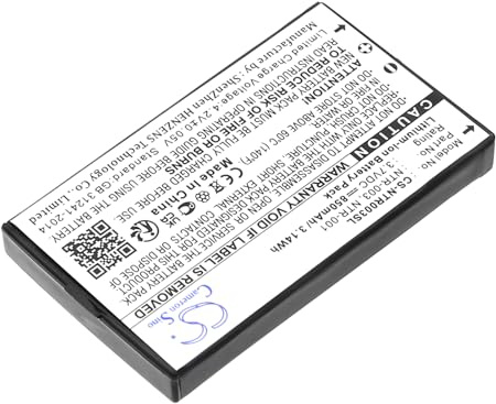 TCTK Akku 850mAh Kompatibel mit [Nintendo] AGS-003, AGS-101, AGS-A-BP-USA, C/AGS-A-BP-USA, DS NDS, Game Boy Advanced SP, GBA-SP, NDS, SAM-SPRBP(A) Ersetzt BAT-GBASP-1LI, BT-M12, NTR-001, NTR-003
