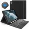 Funda con Teclado Español Trackpad para iPad 10.2 7ª/8ª Generación,iPad Air 3 2019/iPad Pro 10.5 2017, Teclado Desmontable Retroiluminado de 7 Colores, Funda para iPad 10.2 2020/2019, Negro