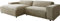 DELIFE Eckcouch Tenso Chenille Beige 280x165 cm Recamiere Links