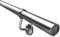 EAI Handrails for Stairs | Banister Hand Rail 3600mm | for Indoor Staircase Brushed Chrome | Kit with 3 Rails & 4 Handrail Brackets