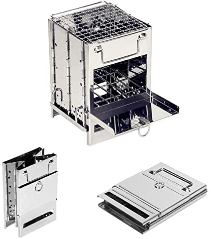 -A barbacoa parrilla de carbón acero inoxidable portátil carbon pequeña para desechable portatil mini interior plegable gas sin humo electrica barbacoas y leña obra Barbacoas Barbacoas de exterior Ba