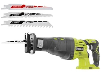 Confezione RYOBI - Sega a nastro R18RS-0 - 18V OnePlus - senza batteria e caricabatterie - Set di 3 lame speciali per se