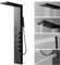 Homevacious Stainless Steel Shower Panel Tower System, Rainfall Waterfall Shower Head,5 Massage Body Jets and Handheld,Wall Mounted Multi-Function Bathroom Shower Panel,Matte Black