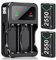 Batterie pour manette Xbox avec 2 batteries rechargeables 5520 mAh pour Xbox One/Xbox Series X/S Elite, station de charge pour Xbox One avec port USB à 60 % de charge rapide