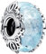 MITSOKU Charms Schneeflocke Glasperlen 925 Sterling Silber Anhänger Perlen für Armbänder und Halsketten Schmuck Geschenke für Frauen