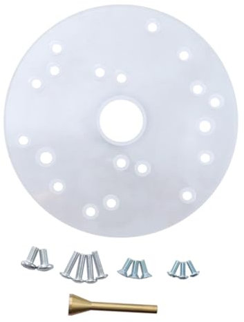 Veemoon Placa Base De Enrutador Accesorios De Enrutador Acrílico Ligero y Resistente