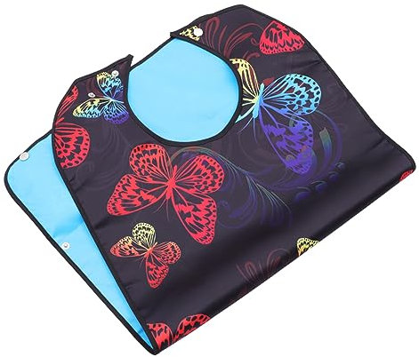 GOOHOCHY Erwachsenen Lätzchen Übergröße Waschbar Essensschürze Für Senioren Mahlzeit Schutzkleidung Unterstützend Für Pflege Und Essen