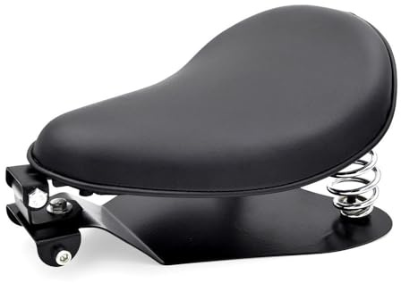 Motorrad Sattel Moto Solo Sitzbank-Grundplatte, Gefederte Sitzbankpolsterung, Sattelhalterung für Sportster für Bobber für Chopper