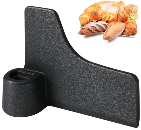 Bread Maker Paddle, Breadmaker Accessories for SD256 SD257 SD2511 SD2510 SD2500 SD2501, Replacement Mixing Paddles Non-Stick Coated Flat Kneading(Black)
