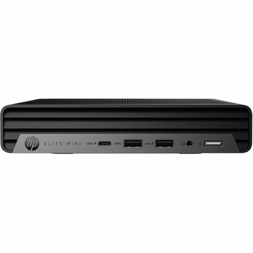 HP Elite Mini 800 G9 Micro MFF Desktop PC Computer 12th Gen i5 12500T 16GB RAM 512GB NVMe Windows 11 Pro 5X7H7EA#ABU (Renewed)