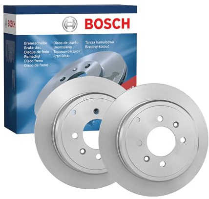 Bosch 986478877 Bremsscheibe - (Paar) | Massive Bremsscheiben - ECE-R90-zertifiziert - verlässliche Bremsleistung, Korrosionsschutz
