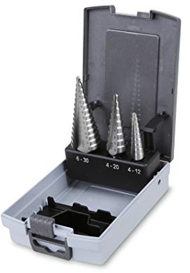 Beta 425/SP3 - Mehrfasenstufenbohrersatz (Art. 425) im Kasten
