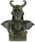 PTC Bronze Finish Loki Viking Statue, Harz, 27,9 cm