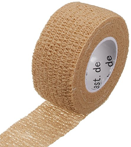 5 x Pflaster ohne Kleber, Fingerverband, Pflasterverband, Fingerpflaster, 2,5 cm breit, hautfarben