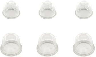 HURI Universal Petrol Fuel Primer Bulb x 6 for Mower, Blower, Strimmer, Cutter, Hedge, Trimmer, Chainsaw 19mm & 22mm