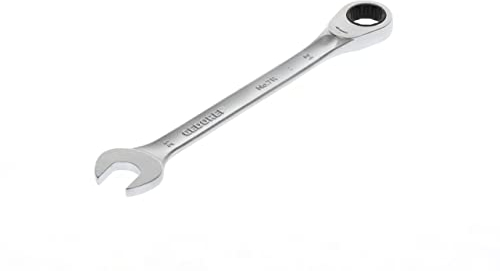 GEDORE Clé à fourche avec cliquet, Taille 21 mm, Plate, 12 pans, Profil UD, Clé, 7 R 21