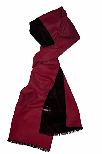 Posh Gear Herren Seiden Schal Setafina rot aus 100% Seide