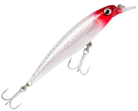 Rapala Unisex-Adult X-Rap Saltwater Angelköder-Angelzubehör für große Raubfische-Salzwasser-Köder für alle Fischarten Locken, Red Head UV, 10cm