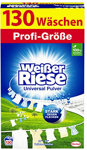 Weißer Riese Universal Pulver, 1er Pack (1 x 130 Waschladungen)