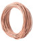 KONMAY 1 Roll 22.75 Meters 2.0mm Natural Round Real Leather Cord for Jewellery Making and Crafting