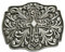 Schnalle123 Gürtelschnalle Celtic Keltischer Knoten Kreuz Western 3D Optik für Wechselgürtel Gürtel Schnalle Buckle Modell 161
