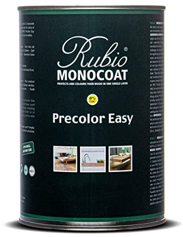 Rubio Monocoat Precolor Easy, Indoor Water-Based Wood Stain & Pre-Treatment, 200 ft² - Cashmere Brown | Quick-Dry, Eco-Friendly Pre-Color Bonding Stain for Indoor Use with Oil Plus 2C | 1 Liter