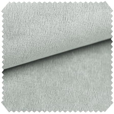 novely® ISSUM - Samtweicher Chenille-Möbelstoff - Sehr Robuster Polsterstoff - Pflegeleichte Meterware 1lfm | Farbe: 15 Hellgrau