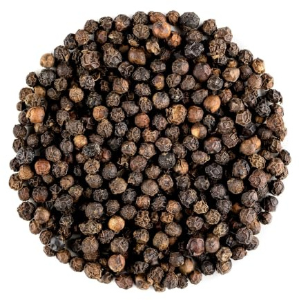 Pimienta Negra en Grano Ecológica Entera - Formato Grande para Molinillo | picor intenso recién molido en cada comida - ideal para rellenar el especiero de tu cocina diaria
