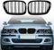 Beside_Auto Schwarzer Kühlergrill für BMW E39 5er M5 1999-2003, ABS-Kunststoff, JK129, Ersatz, Clip-on