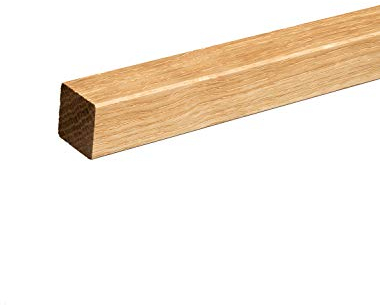 REESE | Quadratleiste Abschlussleiste Sockelleiste | Eiche GEÖLT | 20x20x2300mm | 10 Stück | 23lfm