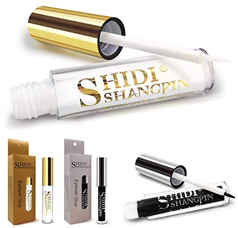 SHIDISHANGPIN 1 pcs Colle À Cils Portable Cils Colle Colle Blanc Noir Beauté Cils Extension Colle Adhésif Cosmétique Accessoires 5 ml # Effacer