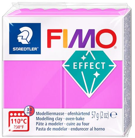 STAEDTLER- fimo Argilla da Modellare, Colore Viola Fluo, 8010-601