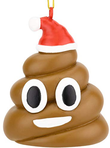 Tree Buddees Poopy Weihnachten Lustiger Kotknebel Geschenk Ornamente