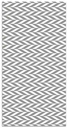 Panorama Alfombra Vinílica - Modelo Espigas Gris 60x200 cm - Varios tamaños - Decoración Hogar, Cocina y Salón