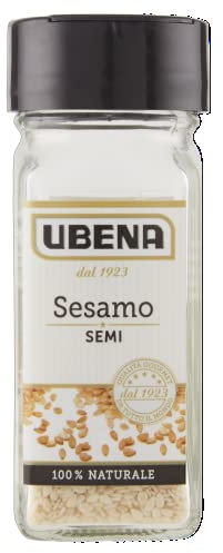 UBENA, Sesamo in Semi, Ideali per Condire Panificati, Insalate e Verdure, Formato Vasetto da 40 gr