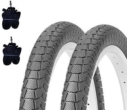 2 Abdeckungen Kenda 20 x 1,95 (50-406) + ROOMS schwarz Fahrradreifen BMX Rennrad Citybike Kinder