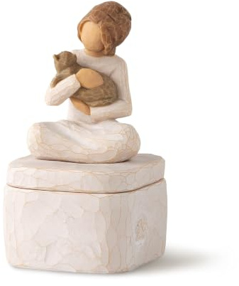Willow Tree Kindness (girl) Keepsake Box, sculpted Hand-Painted Keepsake Box