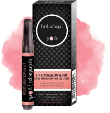 Lip Revitalizing Serum, Plumps and Rejuvenates, 9 Milliliter Vial to Use with Hydrafacial Device and 5 Milliliter Roller Ball Pen for at Home Use