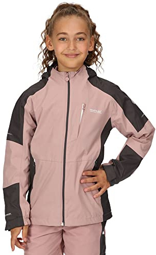 Regatta Kids Calderdale II Waterproof Full Zip Jacket - Fuchsia - 7-8Y