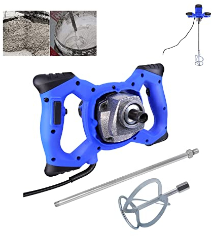 Handheld Electric Rührwerk Zement Mixer Einstellbare Geschwindigkeit für Mörtel Beton Fugen Handheld Zement Mixer Rührwerkzeug