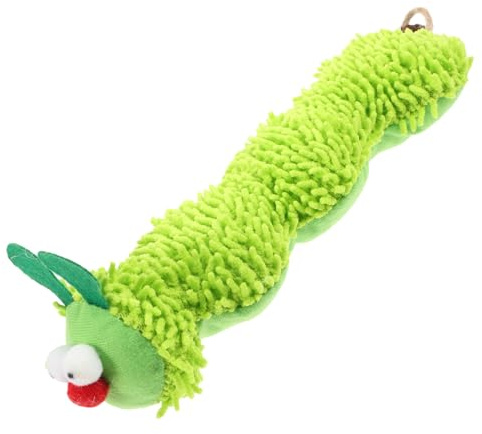 HAPINARY Katzenminze-Spielzeug Raupe Für Wohnungskatzen Interaktives Plüschtier Zum Jagen Kauen Und Beißen Fördert Den Jagdinstinkt 1 Stück 24.00 X 8.00 X 7.50 cm