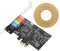 Gatuida 3pcs Pcie to Sound Card Expansion Card with Low Profile Bracket Digital Audio Interfaces for Enhanced Desktops Compatible with Xp