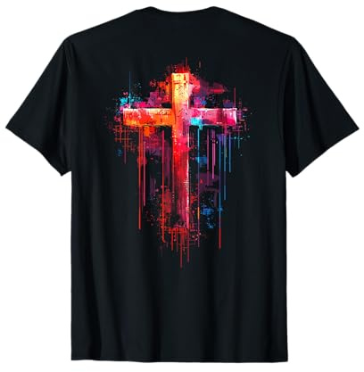 Jesus Kreuz Backprint T-Shirt